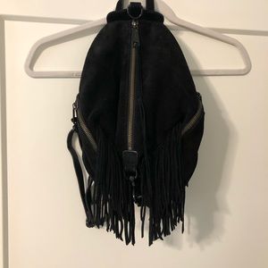 Rebecca Minkoff mini Julian fringe backpack